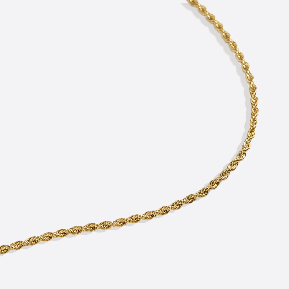 2mm Rope Chain Necklace - Image 15