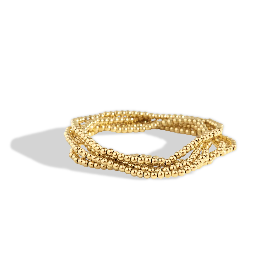 3mm & 5mm Beaded Bracelet Stacking Set - Image 2