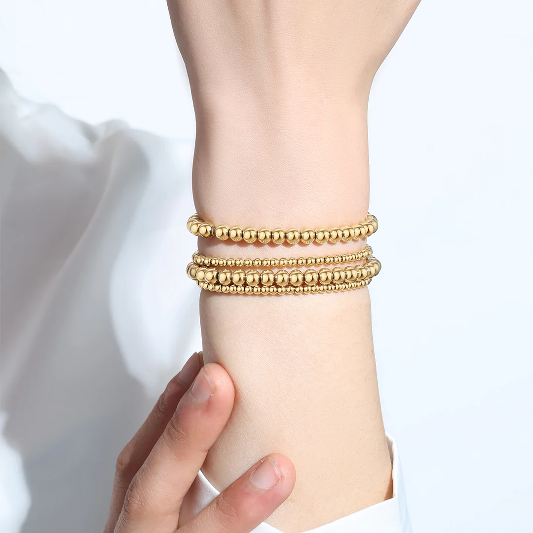 3mm & 5mm Beaded Bracelet Stacking Set - Image 5