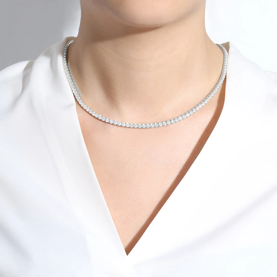 3mm Tennis Necklace - Image 23