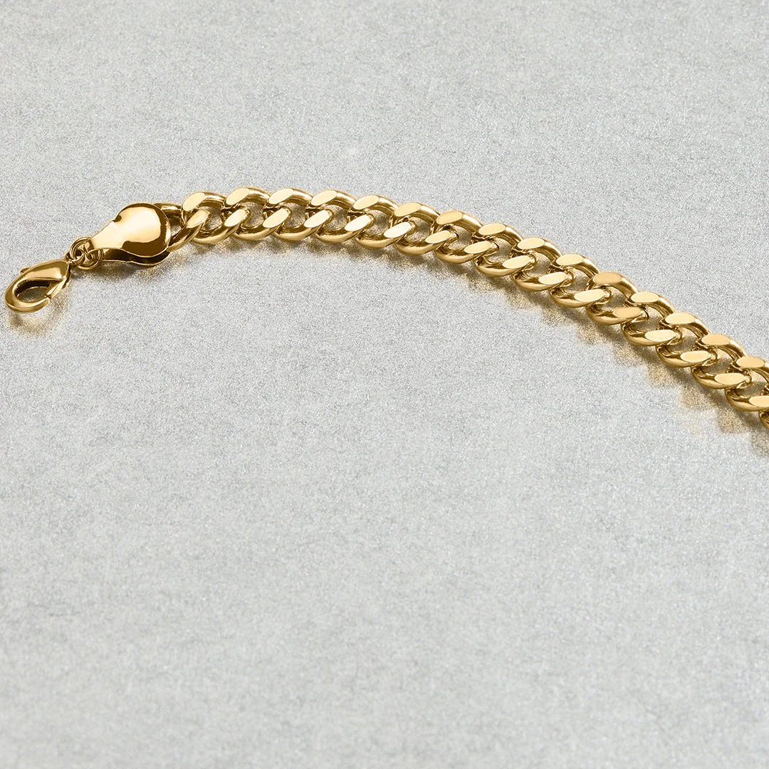 6mm Cuban Link Chain Bracelet - Image 5