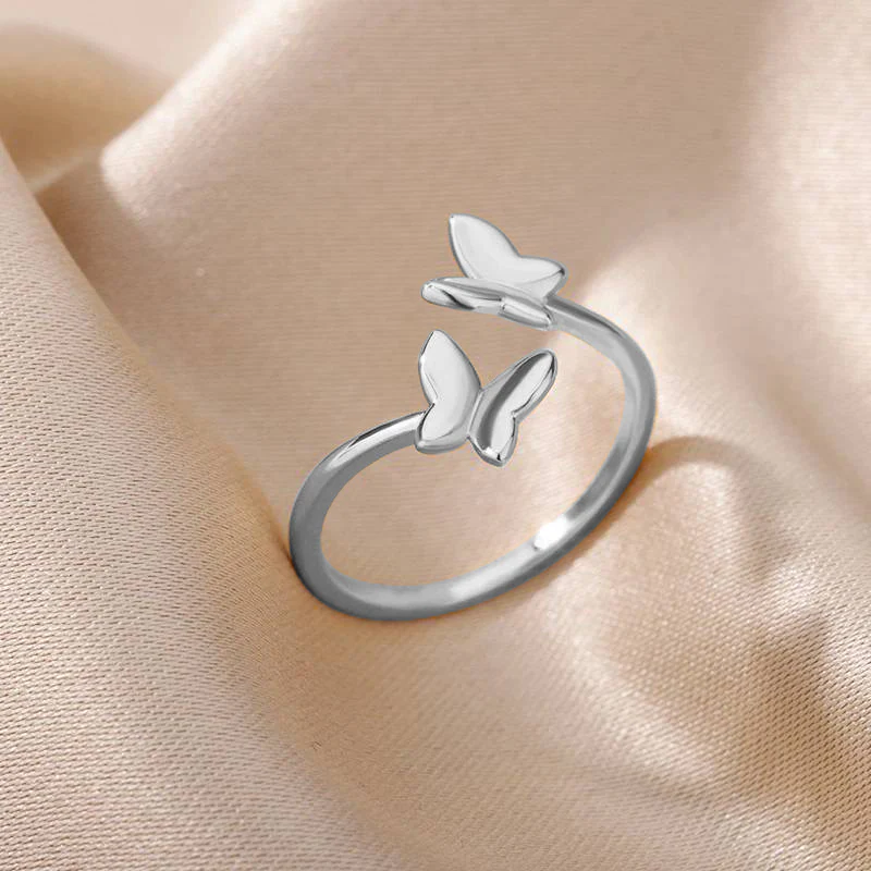 Adjustable Butterfly Ring - Image 11