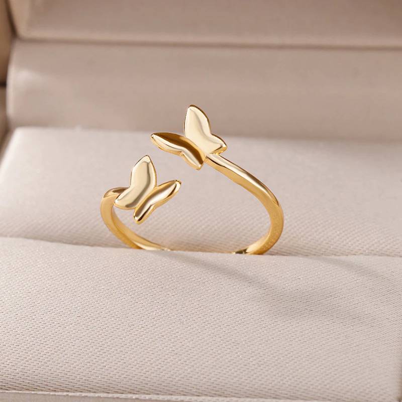 Adjustable Butterfly Ring - Image 4