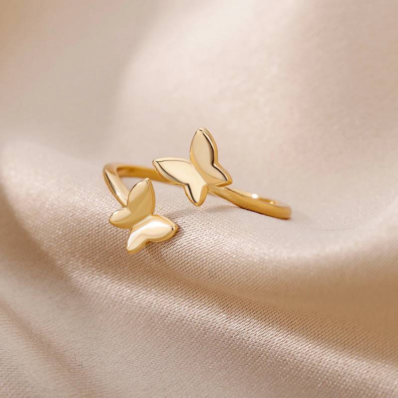 Adjustable Butterfly Ring - Image 6