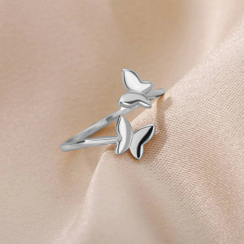 Adjustable Butterfly Ring - Image 9