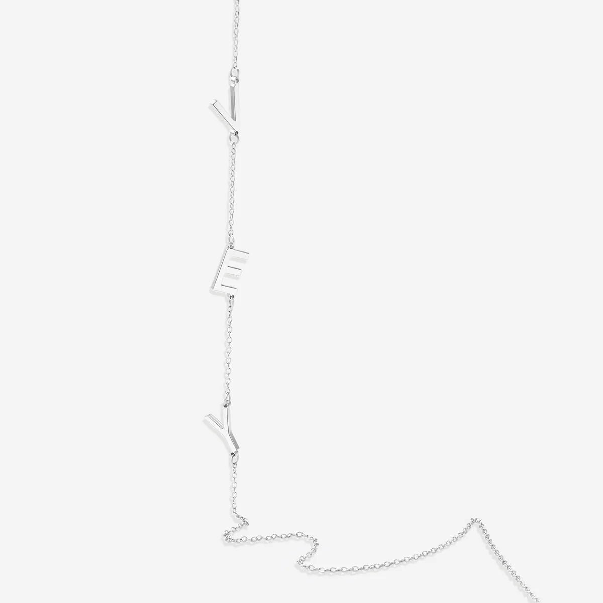 Asymmetrical Initials Necklace - Image 11