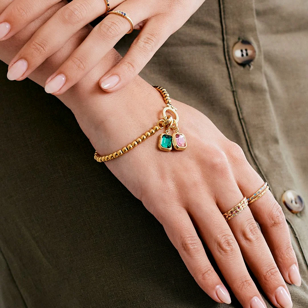 Baguette Birthstone Charm - Image 17