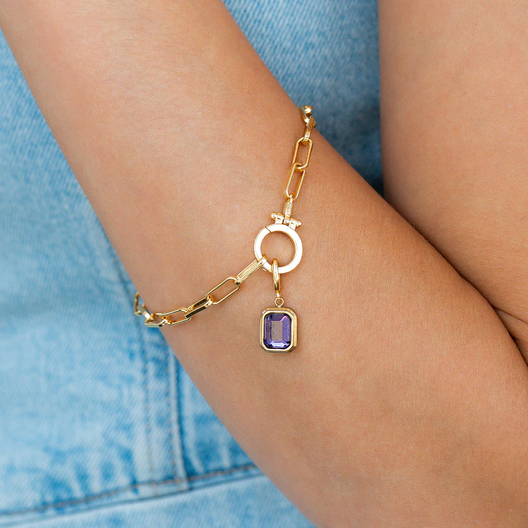 Baguette Birthstone Charm - Image 25