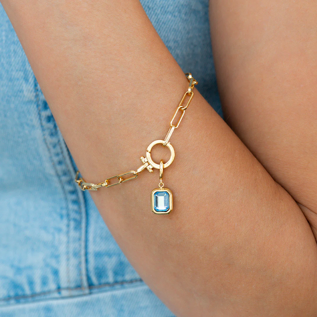 Baguette Birthstone Charm - Image 26