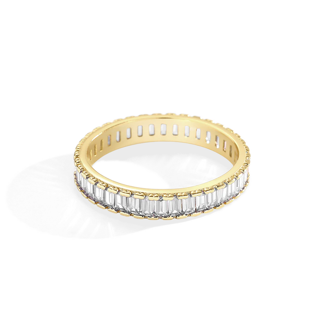 Baguette Birthstone Eternity Band - Image 3
