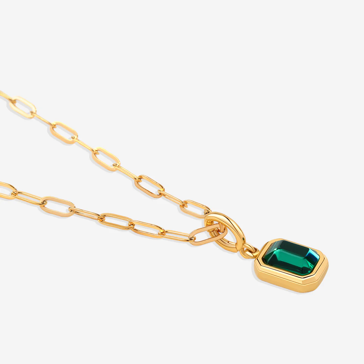 Baguette Birthstone Necklace - Image 4