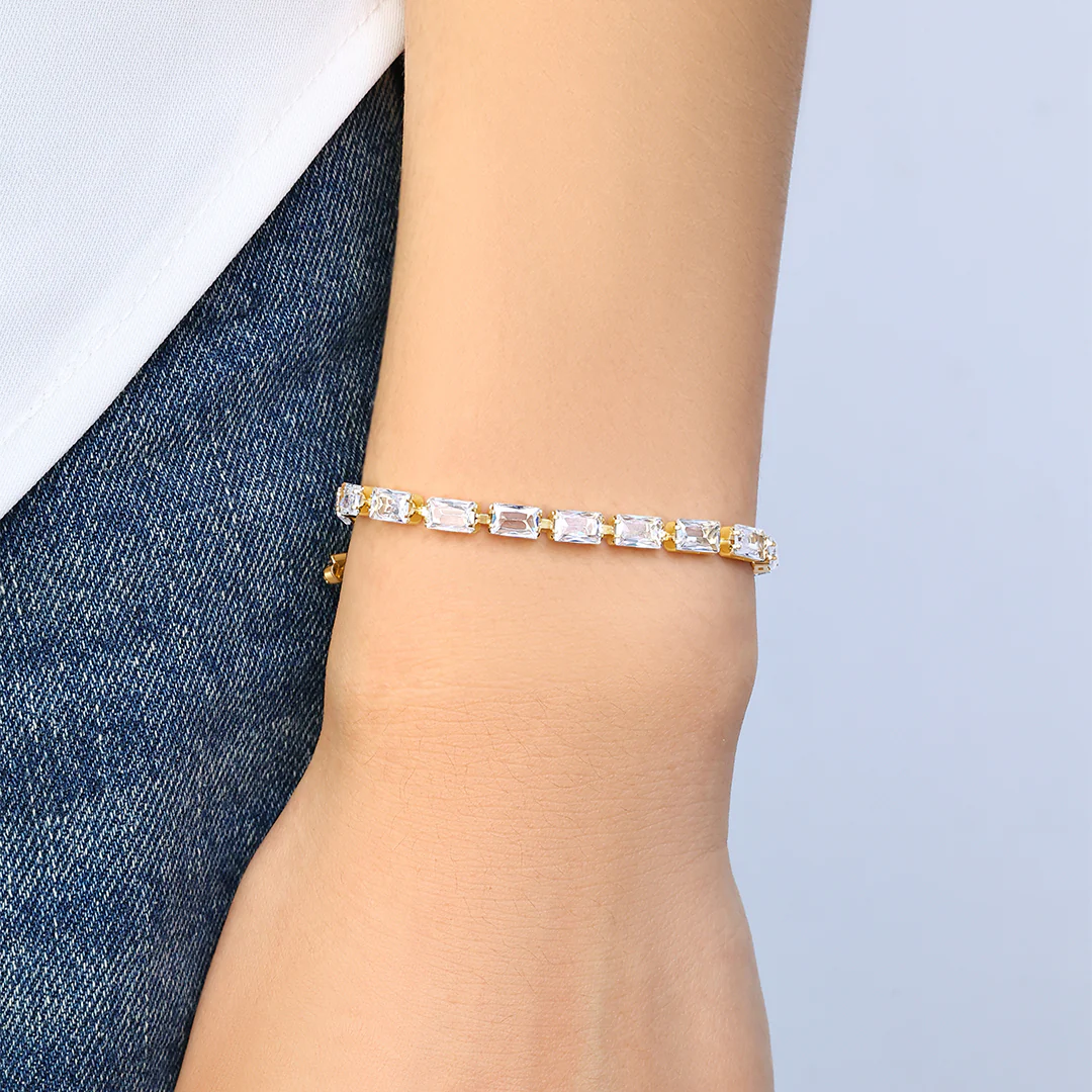 Baguette Tennis Bracelet - Image 2