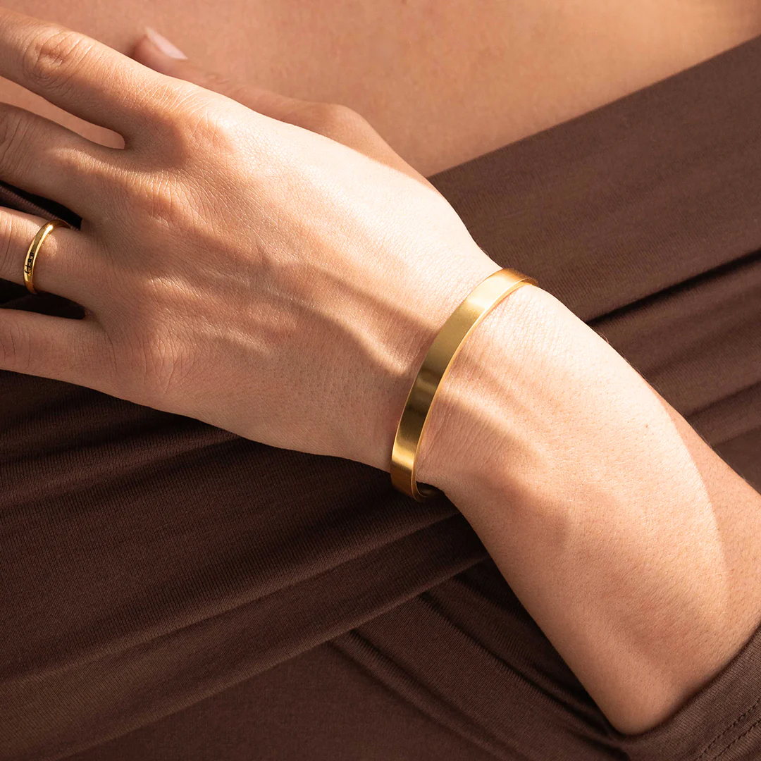 Be Brave. Be Strong. Be Badass. Personalizable Cuff Bracelet - Image 3