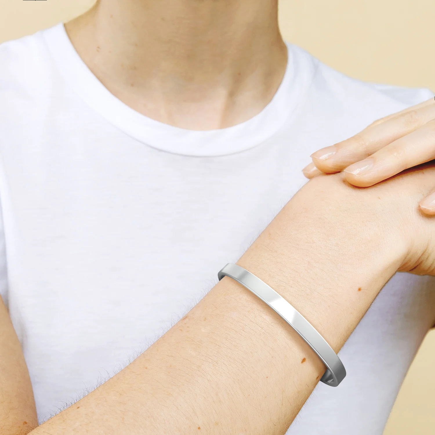 Be Brave. Be Strong. Be Badass. Personalizable Cuff Bracelet - Image 6