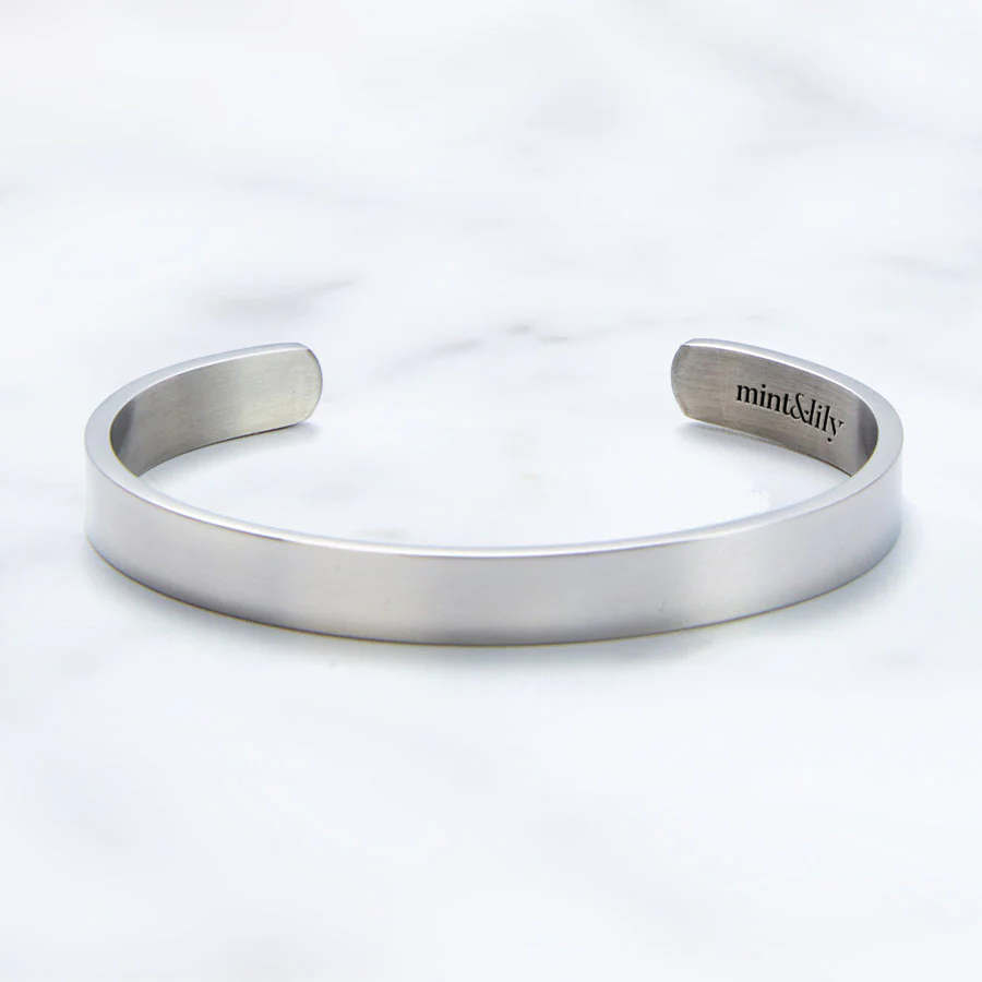 Be Brave. Be Strong. Be Badass. Personalizable Cuff Bracelet - Image 8