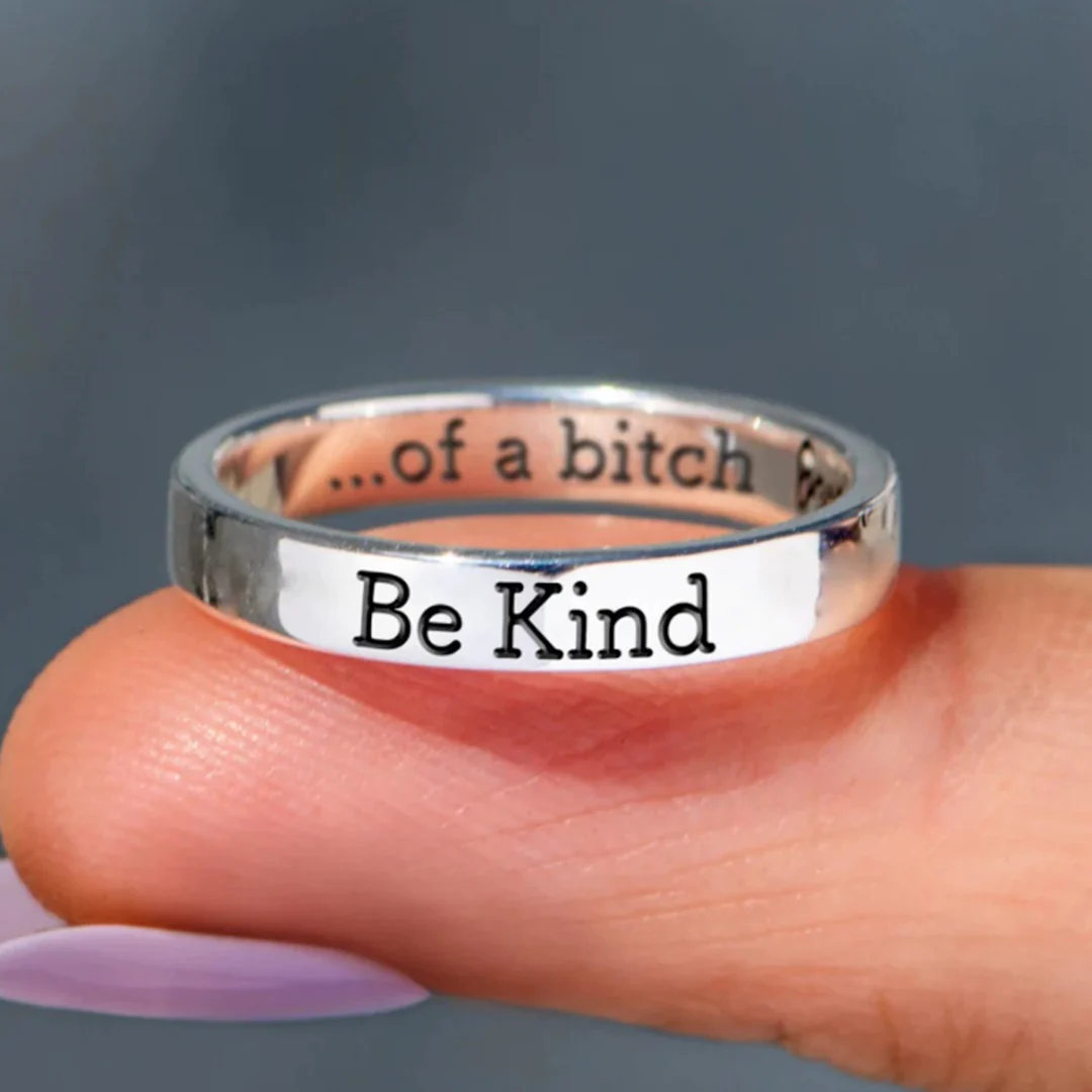 Be Kind Mantra Ring - Image 13