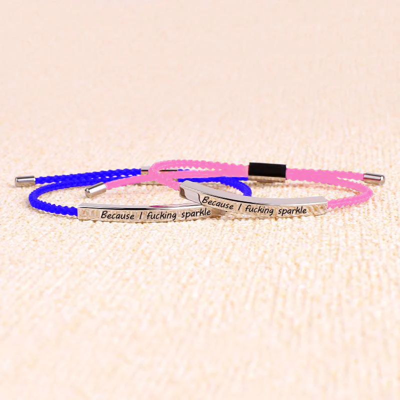 Because I F♥cking Sparkle Inspire Bracelet - Image 18