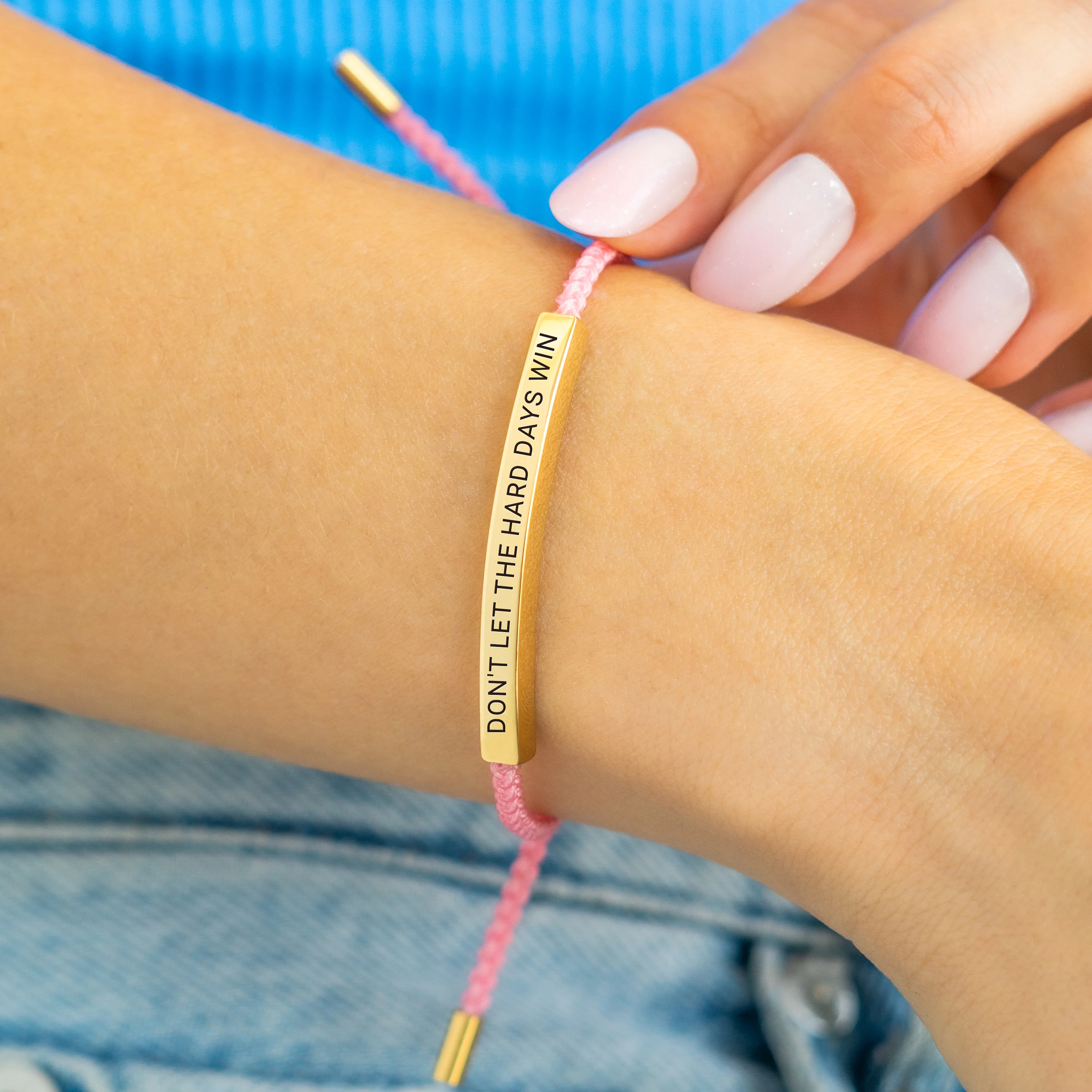 Don't Let The Hard Days Win Inspire Bracelet - Image 49