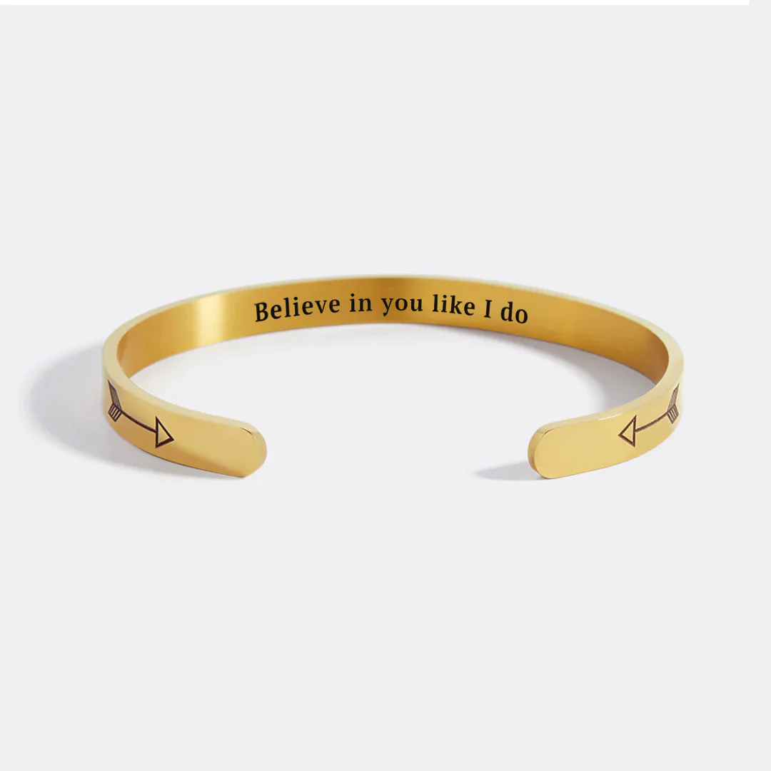 Believe in You Like I Do Cuff Bracelet - Image 26