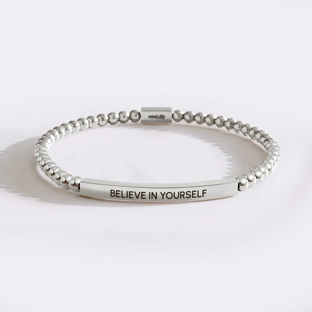 Believe in Yourself Beaded Inspire Bracelet - Image 8