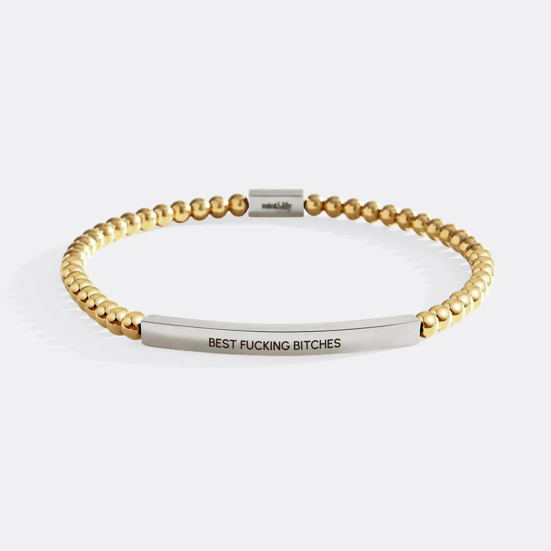 Best Fucking Bitches Beaded Inspire Bracelet - Image 9