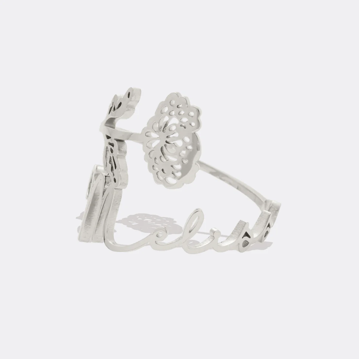 Birth Flower Name Ring - Image 40