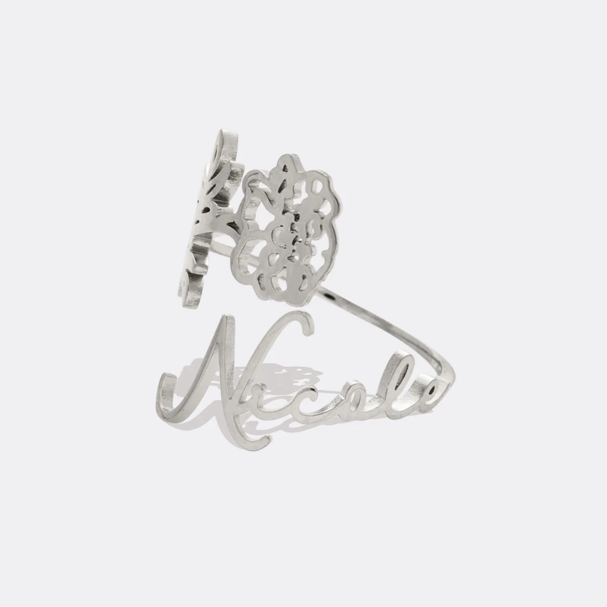 Birth Flower Name Ring - Image 41