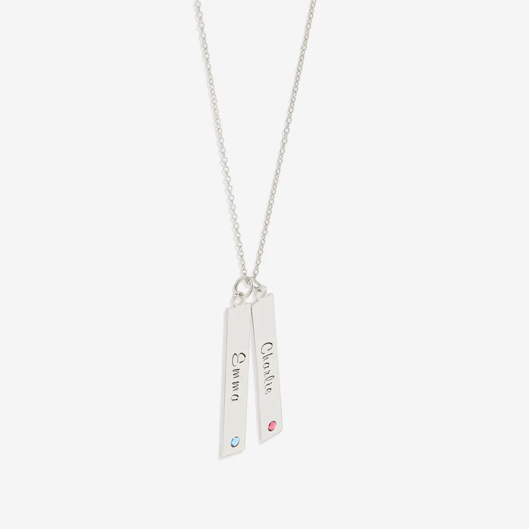 Birthstone Bar Necklace - Image 18