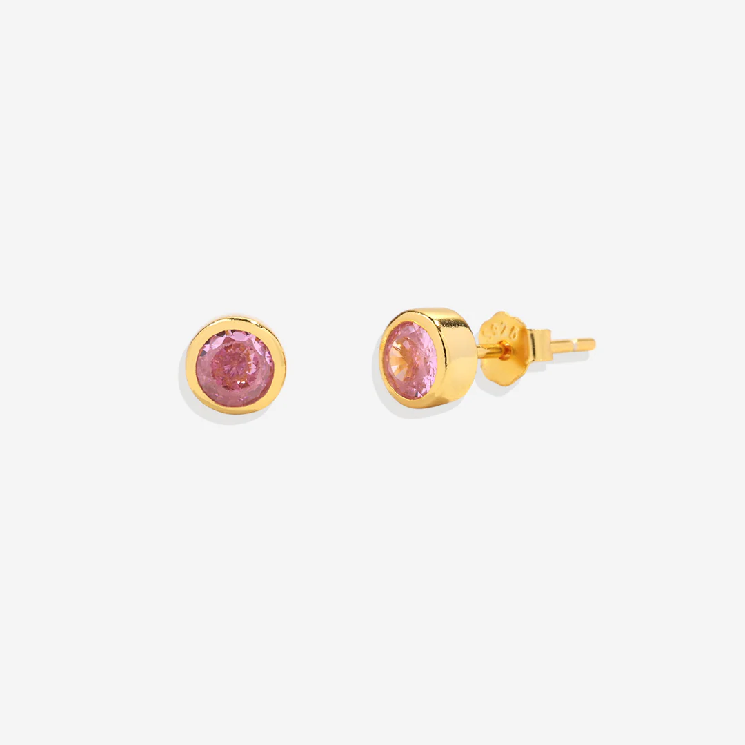 Birthstone Bezel Studs - Image 36
