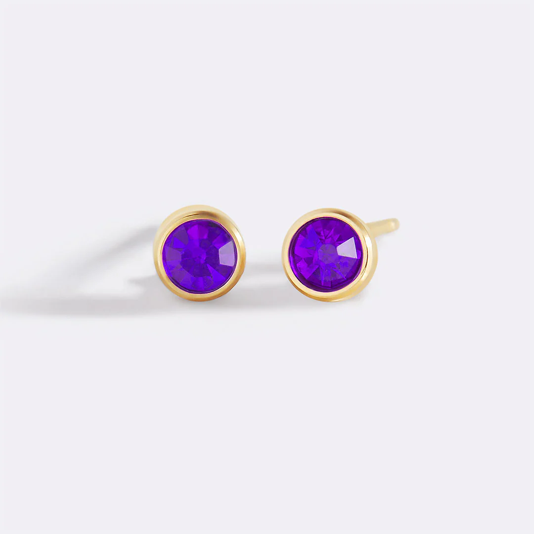 Birthstone Bezel Studs - Image 84