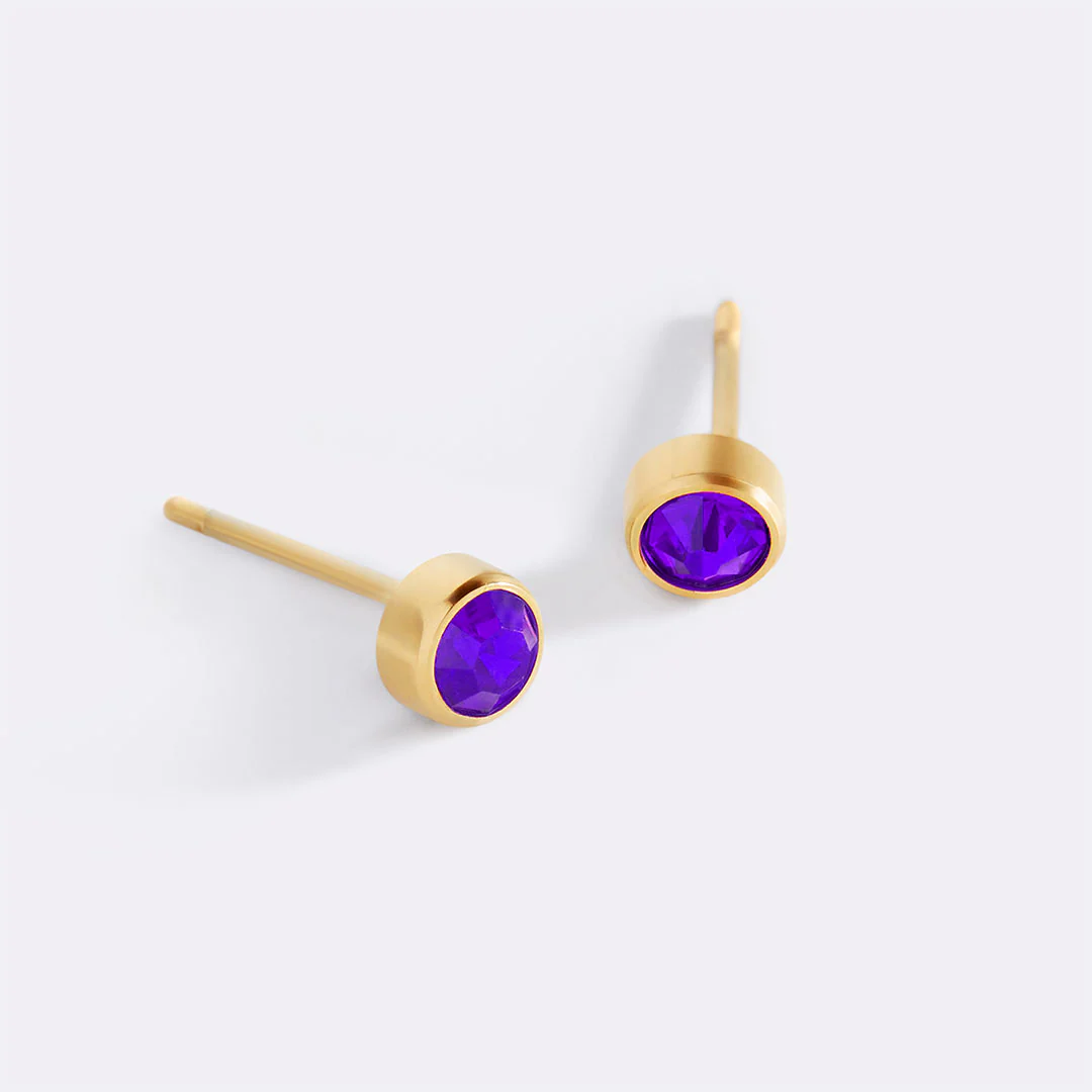 Birthstone Bezel Studs - Image 85