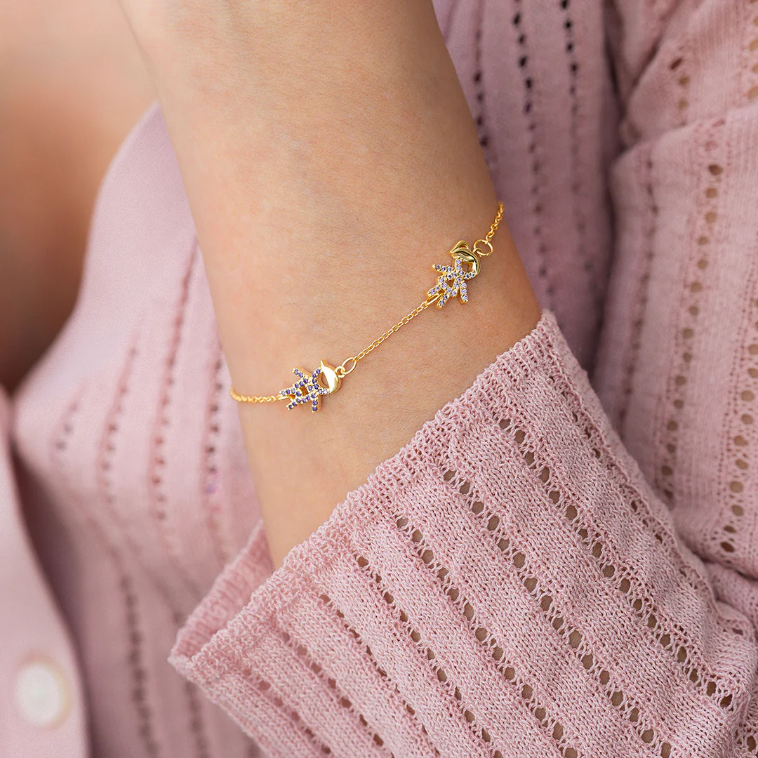 Personalized Mom Bracelet With Birthstone Kids - Image 10