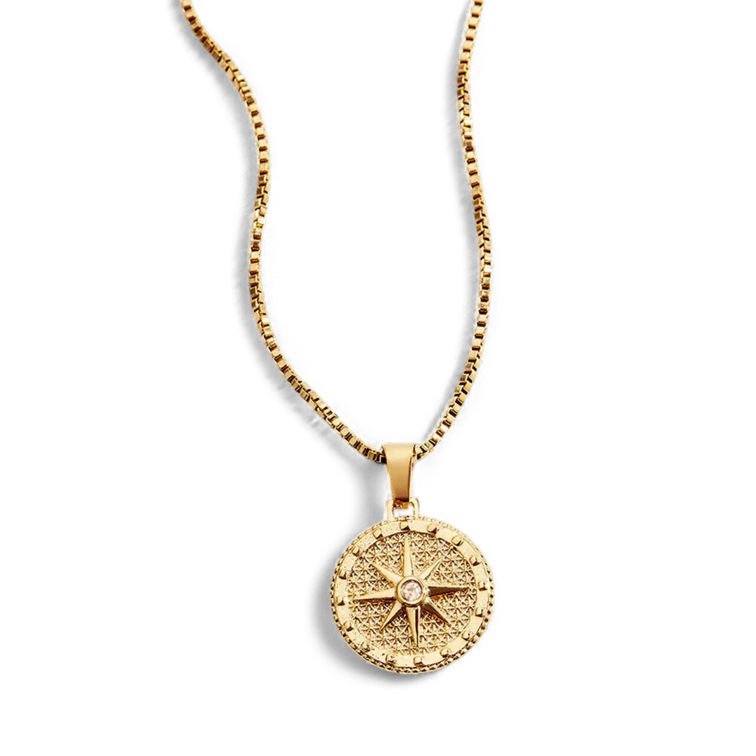 Birthstone Compass Pendant Necklace - Image 30