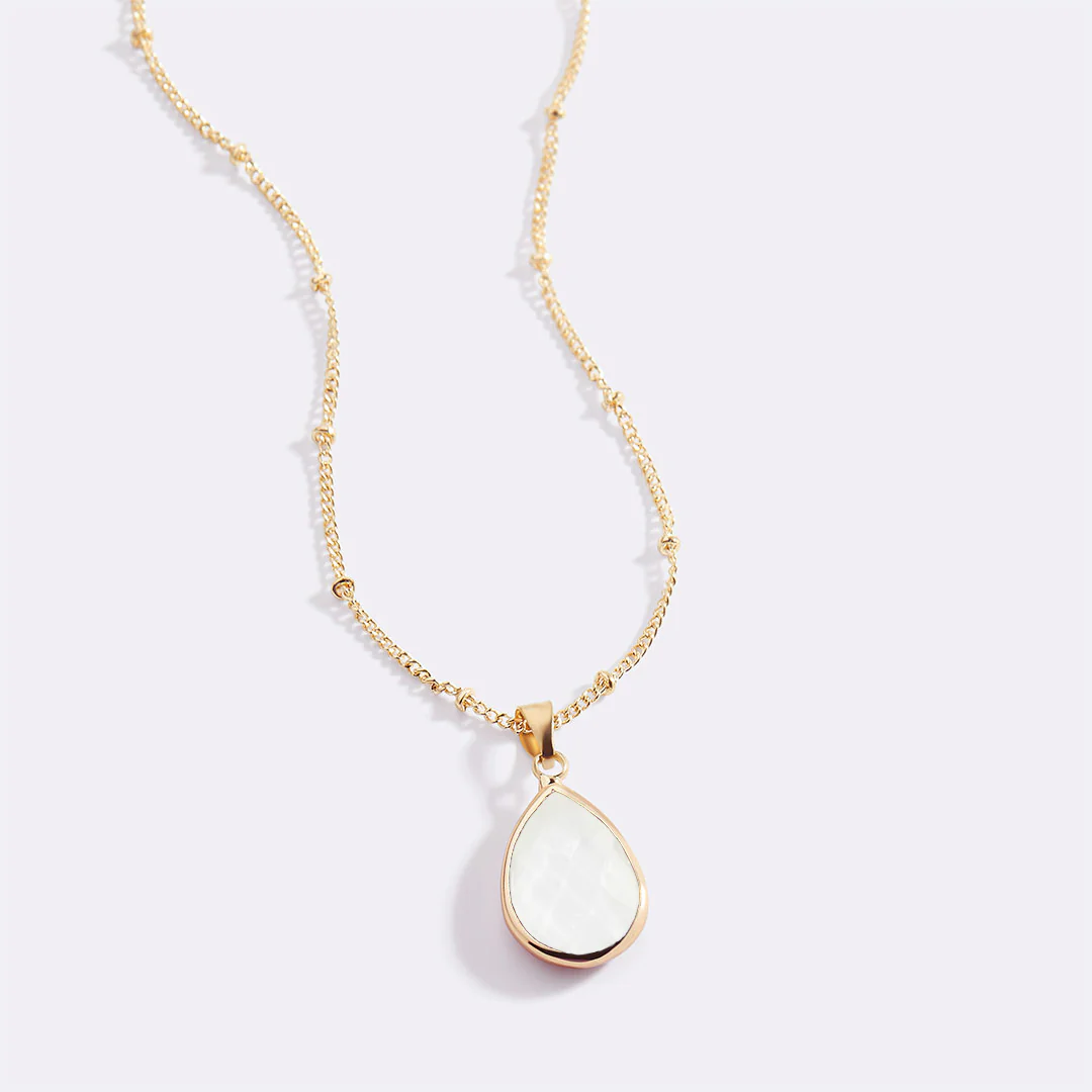 Birthstone Drop Pendant Necklace - Image 103