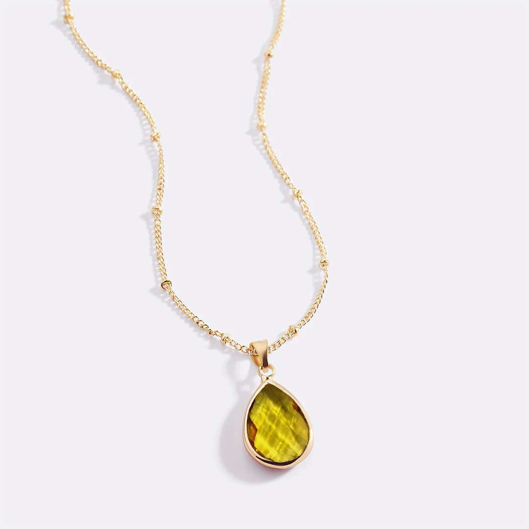 Birthstone Drop Pendant Necklace - Image 104