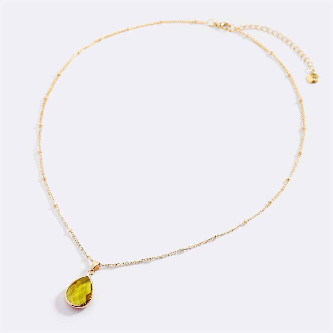 Birthstone Drop Pendant Necklace - Image 105