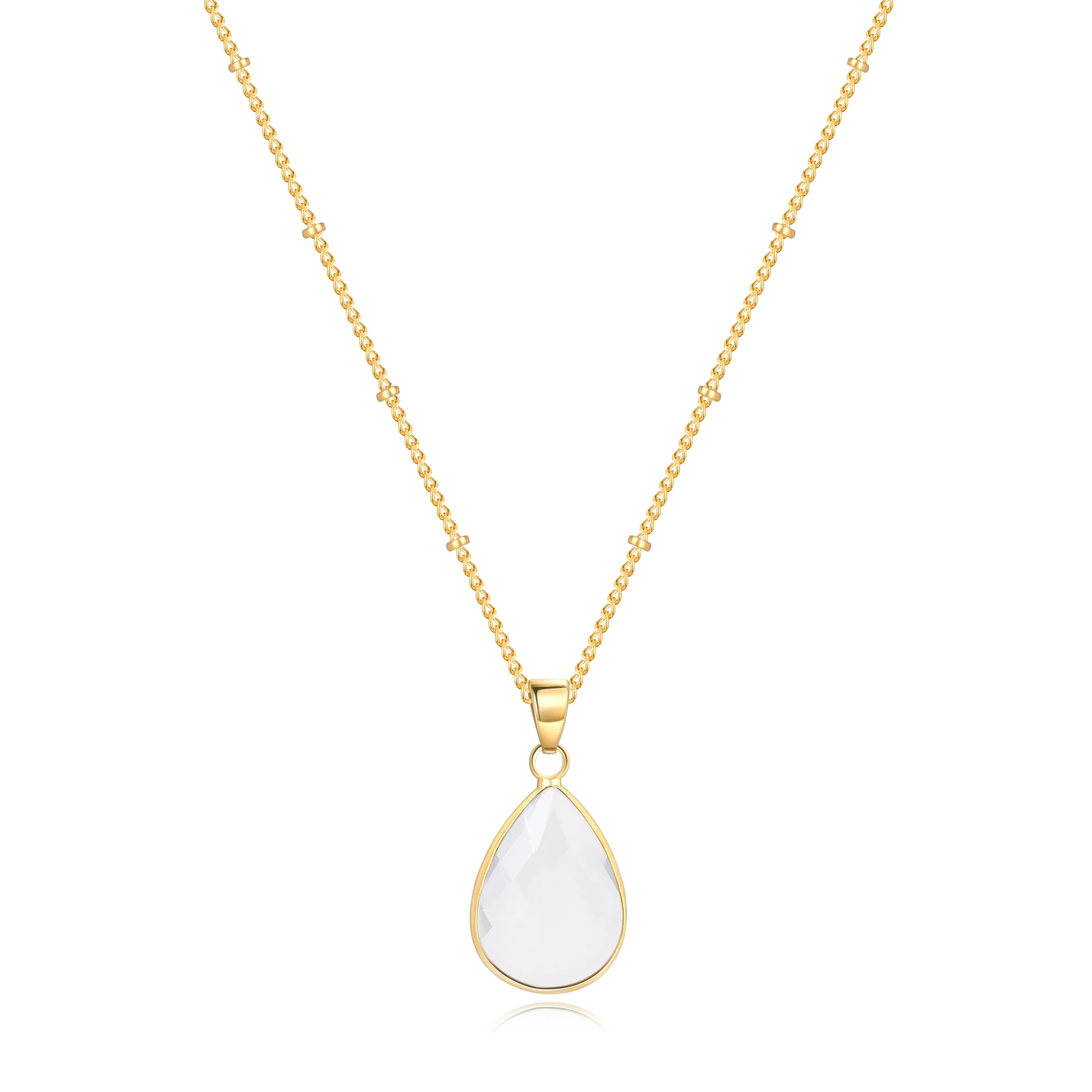 Birthstone Drop Pendant Necklace - Image 21