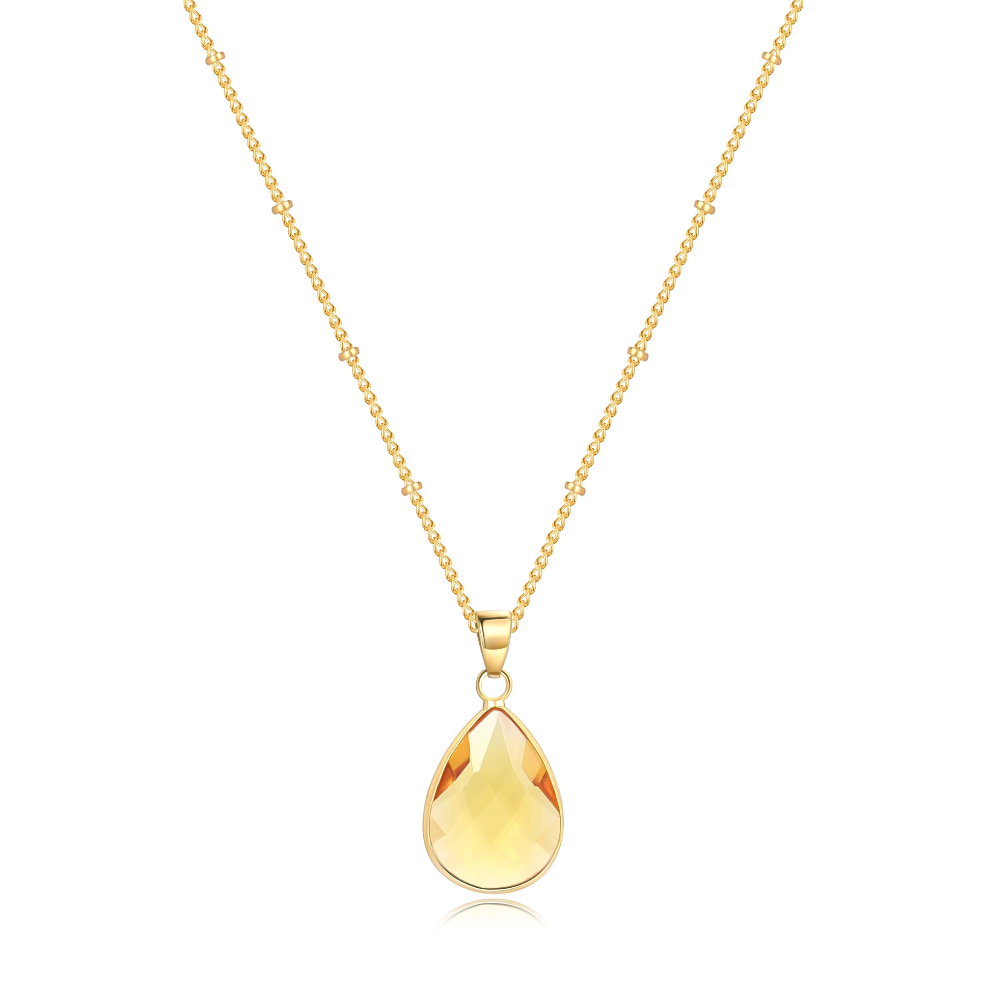 Birthstone Drop Pendant Necklace - Image 29
