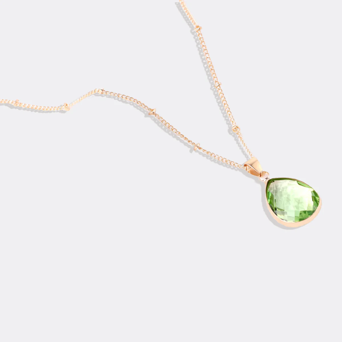 Birthstone Drop Pendant Necklace - Image 34