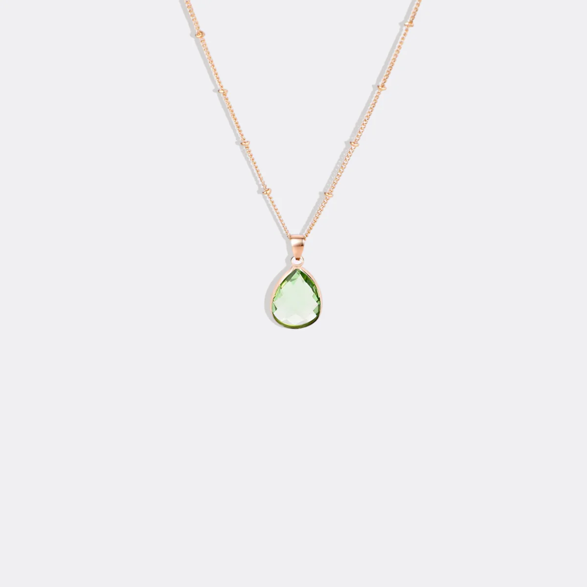 Birthstone Drop Pendant Necklace - Image 35