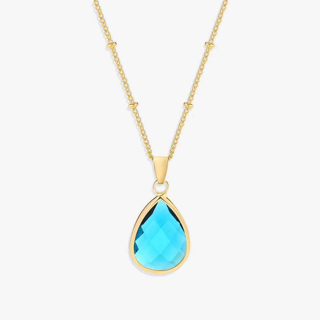 Birthstone Drop Pendant Necklace - Image 55