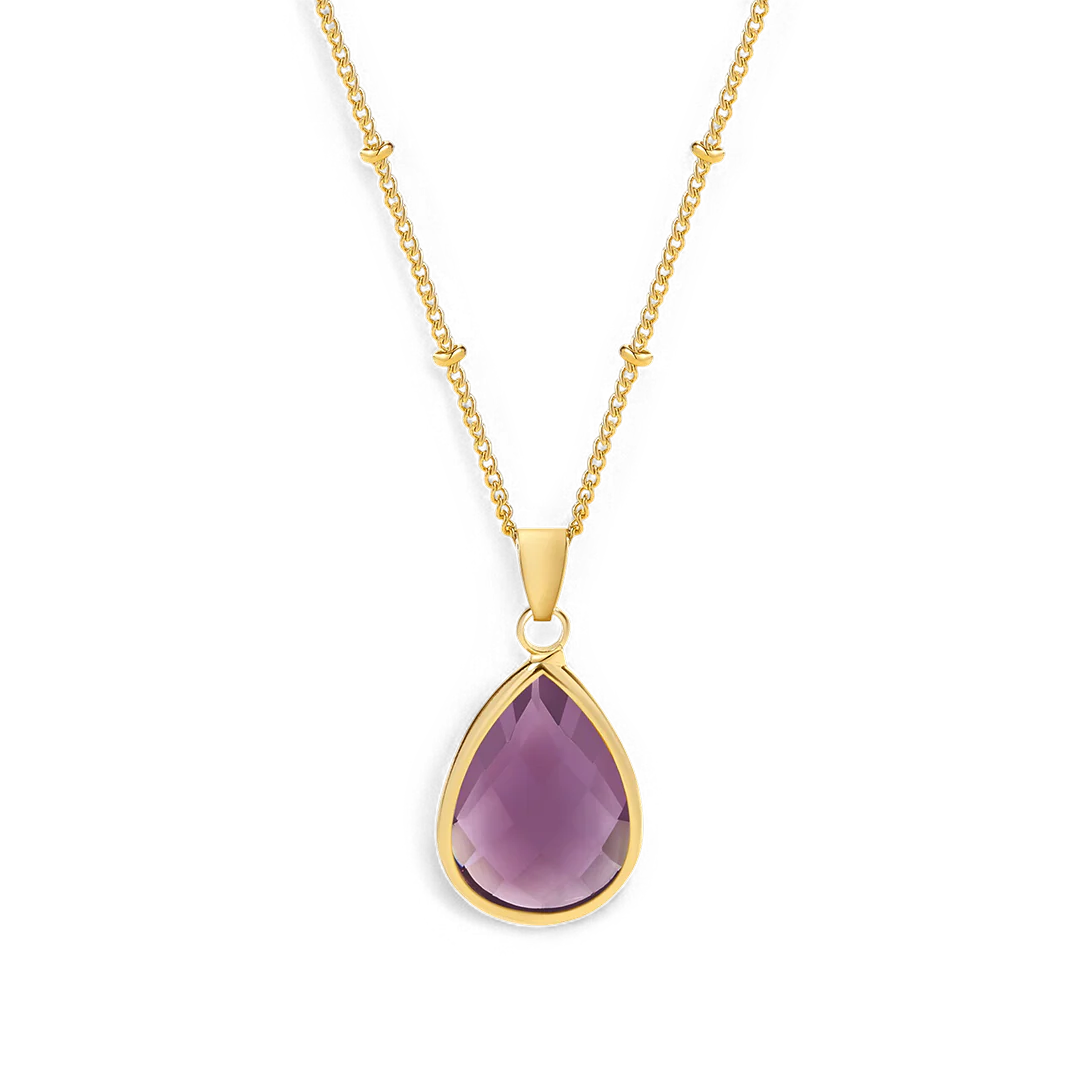 Birthstone Drop Pendant Necklace - Image 68