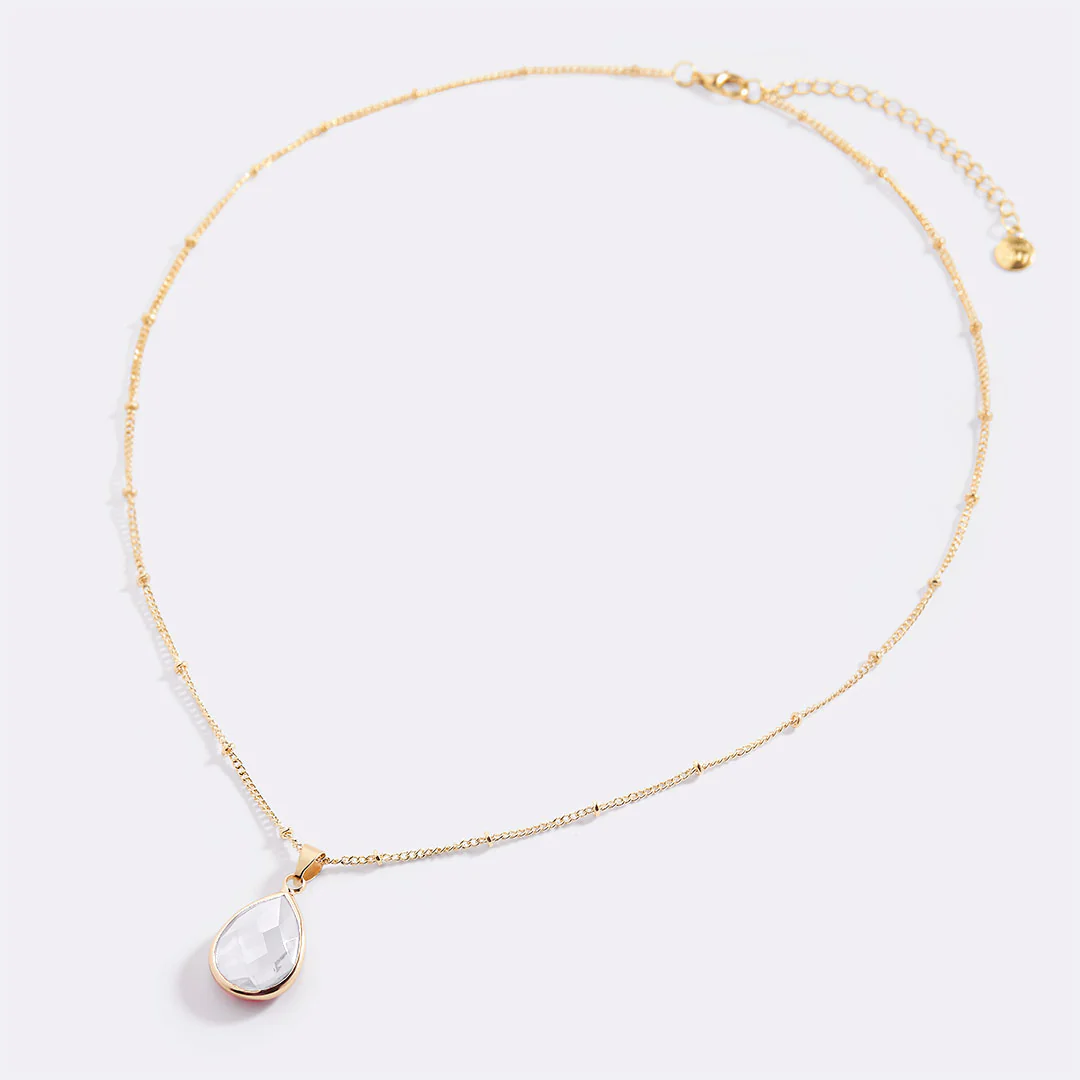 Birthstone Drop Pendant Necklace - Image 76