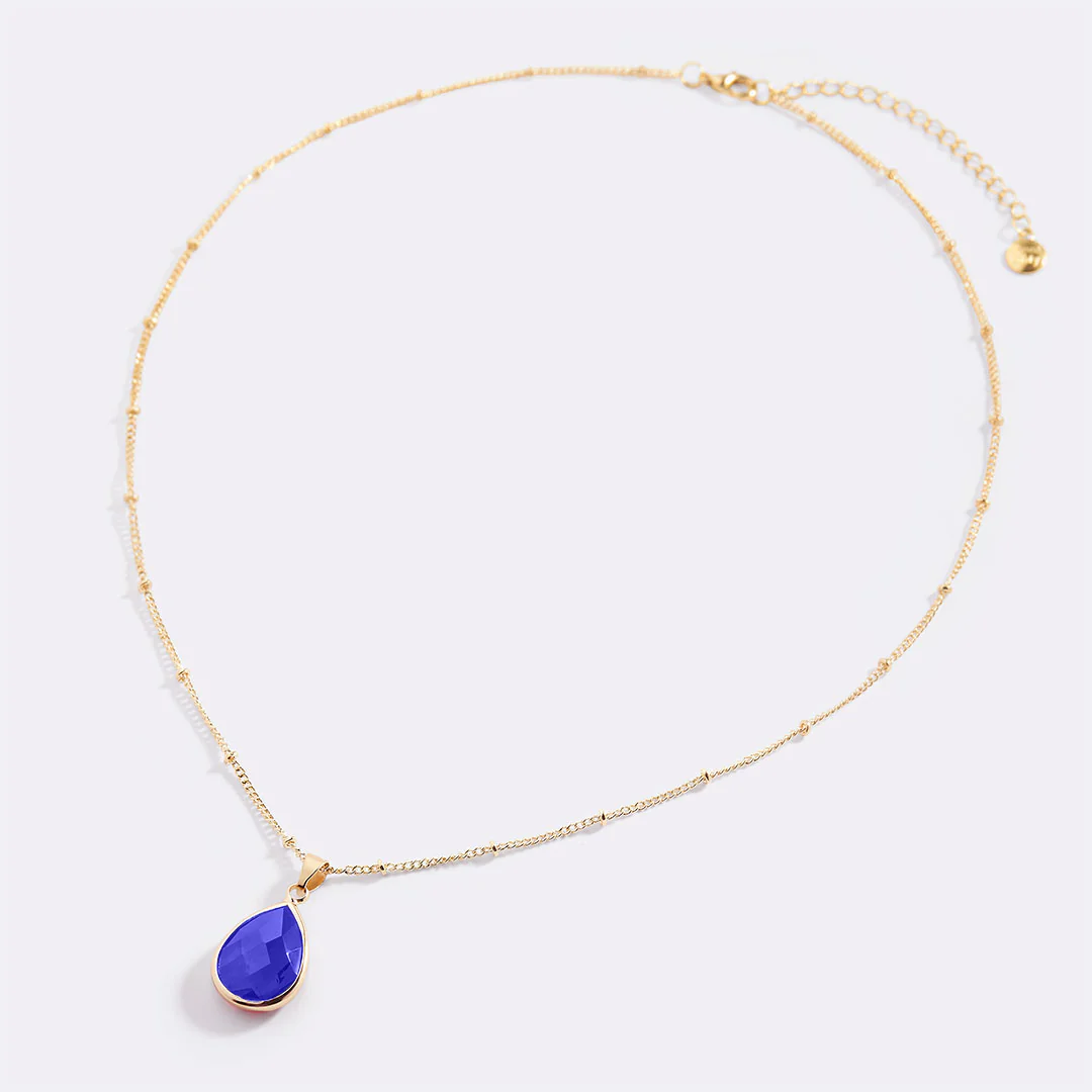 Birthstone Drop Pendant Necklace - Image 80