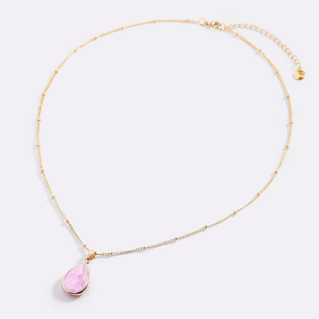 Birthstone Drop Pendant Necklace - Image 82