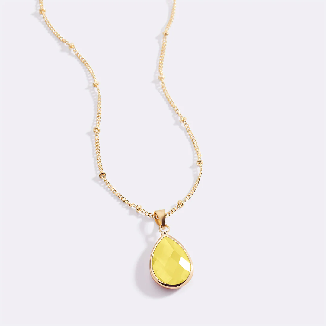 Birthstone Drop Pendant Necklace - Image 83