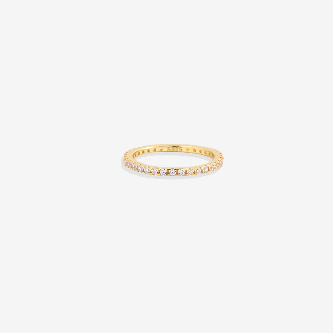 April Birthstone Eternity Stacking Ring - Image 22