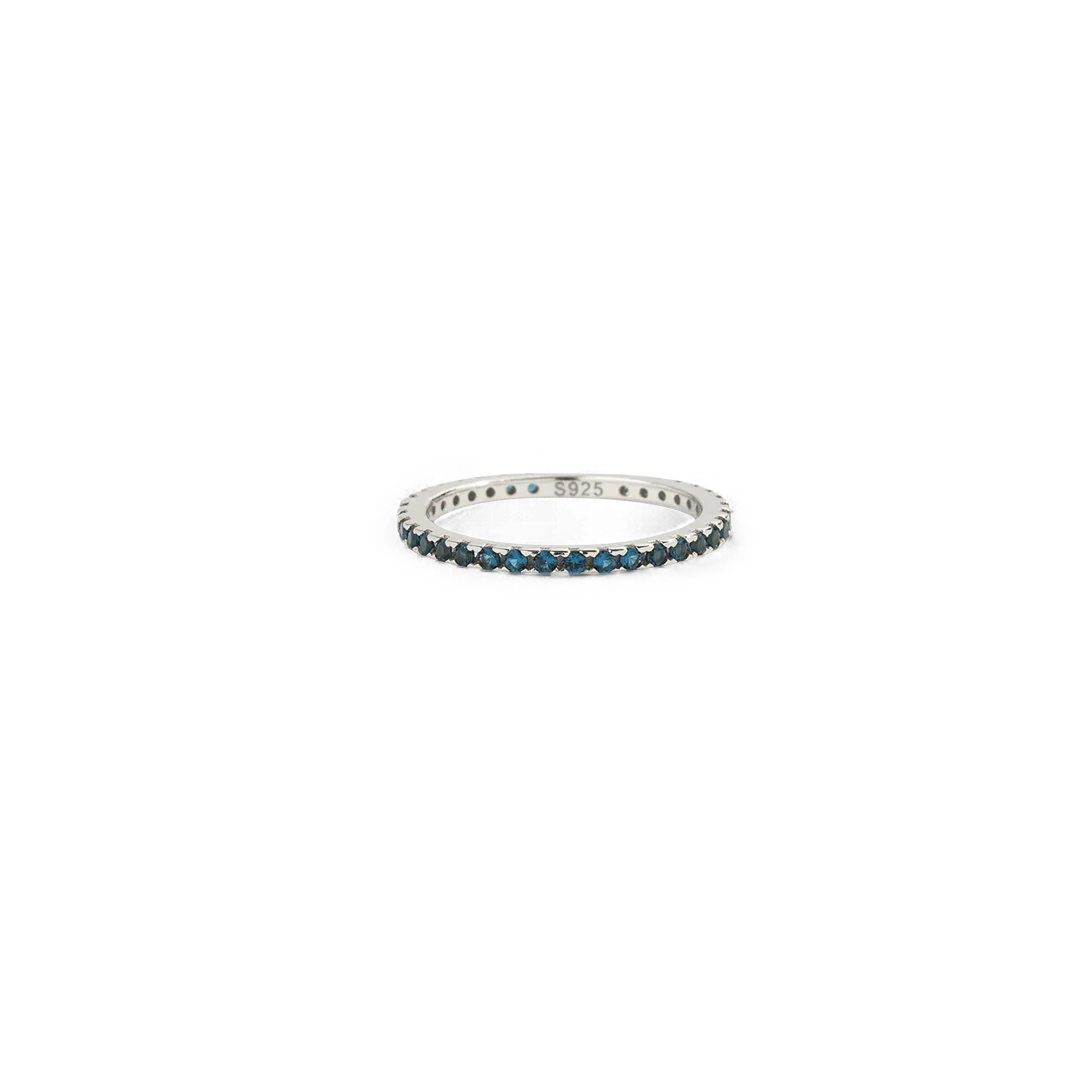 December Birthstone Eternity Stacking Ring - Image 15