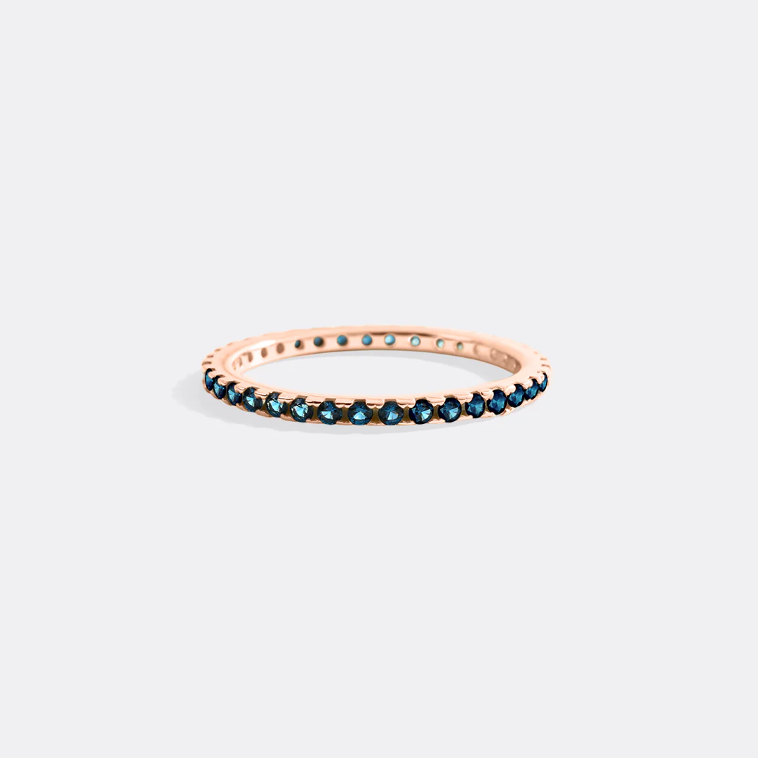 December Birthstone Eternity Stacking Ring - Image 31