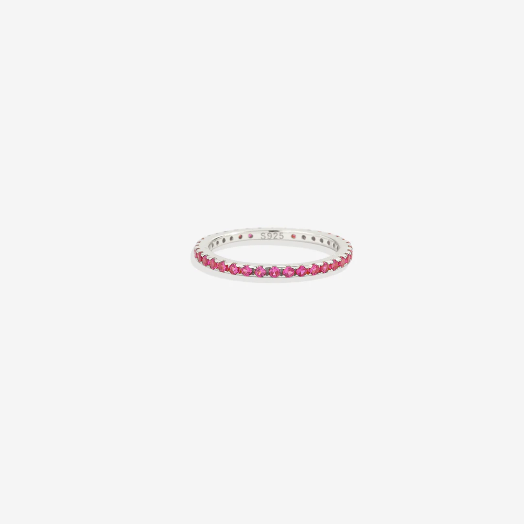 July Birthstone Eternity Stacking Ring - Image 22